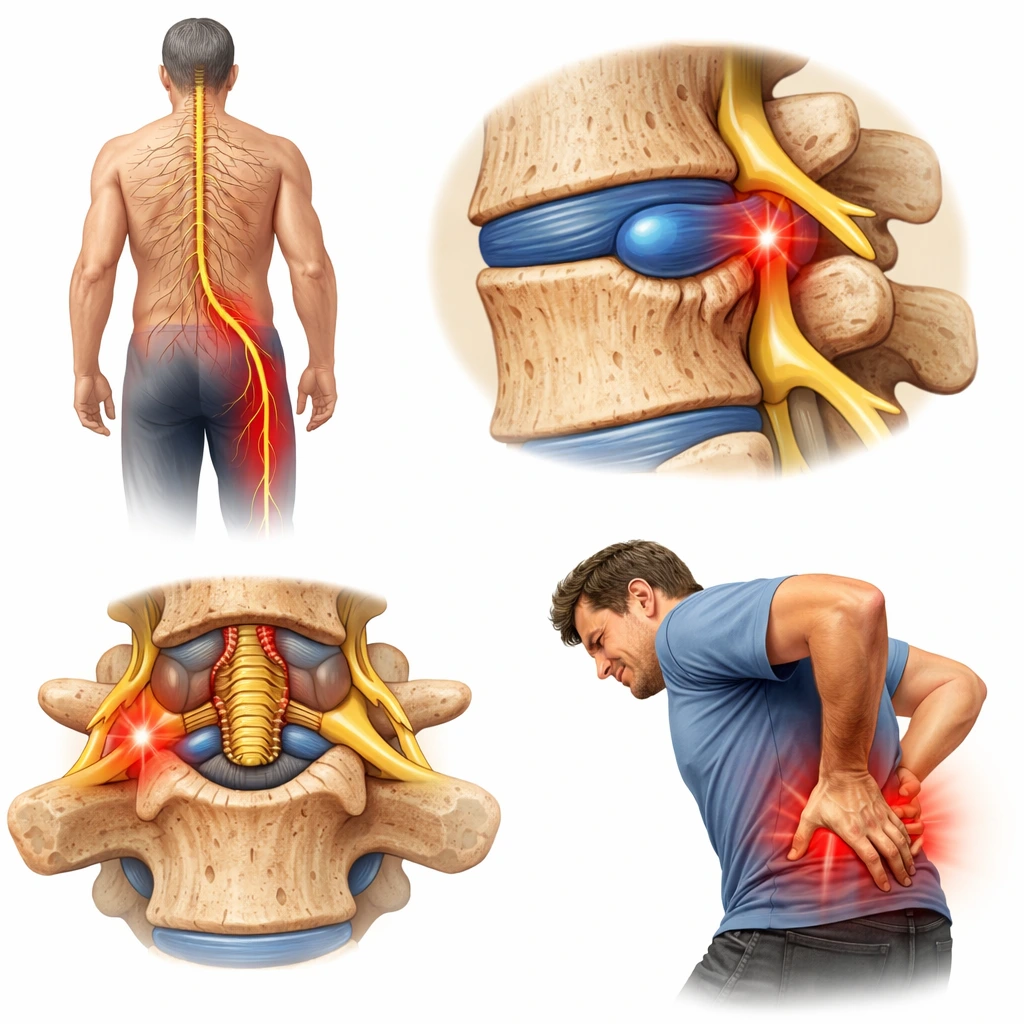 Πόνος στη Μέση που Χτυπάει στο Πόδι – Πιθανά Αίτια
